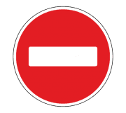 Знак 3.1 Въезд запрещен