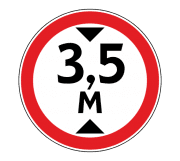 Знак 3.13 Ограничение высоты