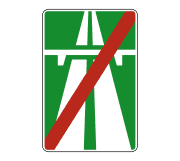 Знак 5.2 Конец автомагистрали