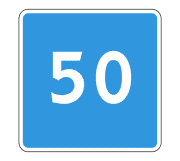 Знак 6.2 Рекомендуемая скорость