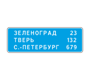 Знак 6.12 Указатель расстояний
