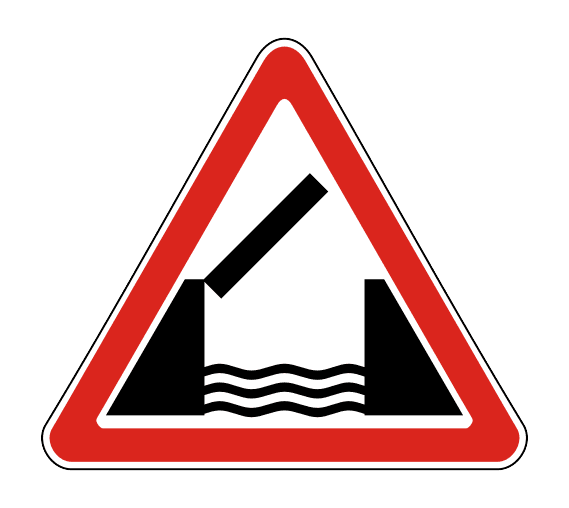 Знак 1.9 Разводной мост