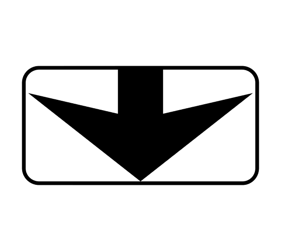 Знак 8.14 Полоса движения