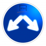 Светодиодный знак 4.2.3 (на круге)