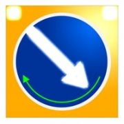 Светодиодный знак 4.2.1, 4.2.2 с поворотной стрелкой