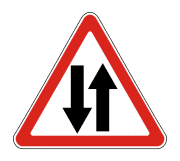Знак 1.21 Двустороннее движение