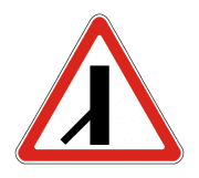 Знак 2.3.7 Примыкание второстепенной дороги 