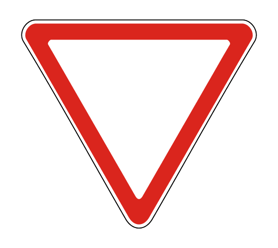 Знак 2.4  Уступите дорогу