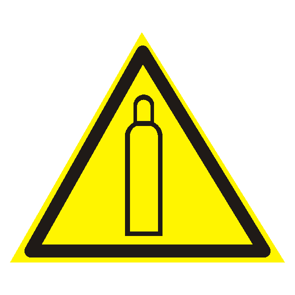 Знак W19 "Газовый баллон"