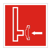 Знак F08 "Пожарный сухотрубный стояк"