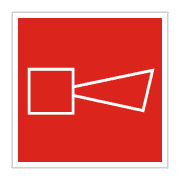 Знак F11 "Звуковой оповещатель пожарной тревоги"