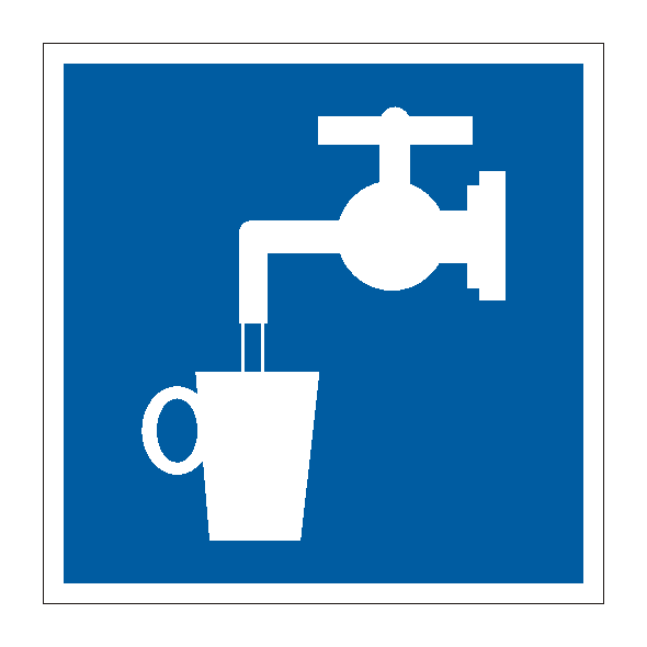 Знак D02 "Питьевая вода"