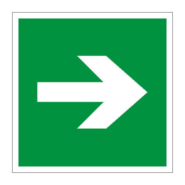 Знак Е02-01 "Направляющая стрелка"