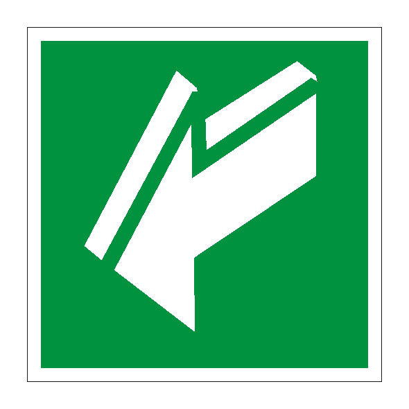Знак Е19 "Открывать движением на себя"