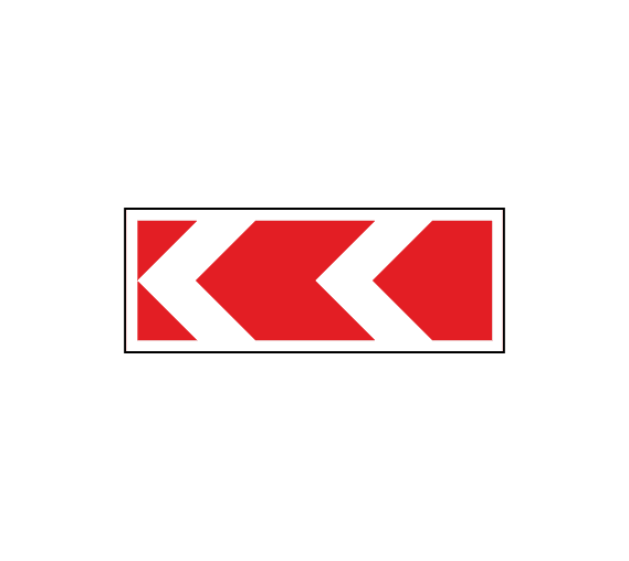 Знак 1.34.2 Направление поворота (средний)