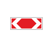 Знак 1.34.3 Направление поворота (средний)